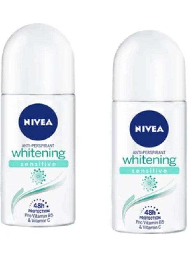 NIVEA Whitening Sensitive Mulethi Roll On For Women 50Ml Deodorant Roll-On - For Women (200 Ml, 4 Count - Image 3